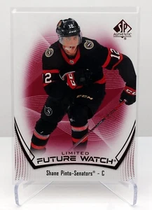 2021-22 UD SP Authentic Red Limited Future Watch Card #110 Shane Pinto Senators - Picture 1 of 1