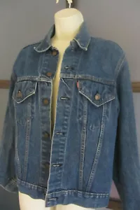 Chaqueta vaquera Levi's Denim para hombre vintage clásica con botones delanteros talla 38 hecha en EE. UU. - Imagen 1 de 7