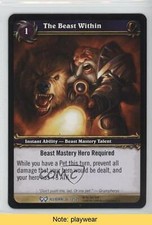 2008 World of Warcraft TCG: Hunt for Illidan The Beast Within #36 READ 0f8