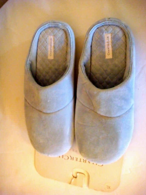 Zapatillas Charter Club de espuma viscoelástica para mujer AZUL XL 9,5-10,5 NUEVAS CON ETIQUETAS Foto 1 de 4