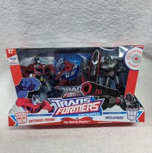 Transformers Animated Megatron Vs Optimus Prime Battle Begins Lot New MIB G1 - Picture 1 of 3