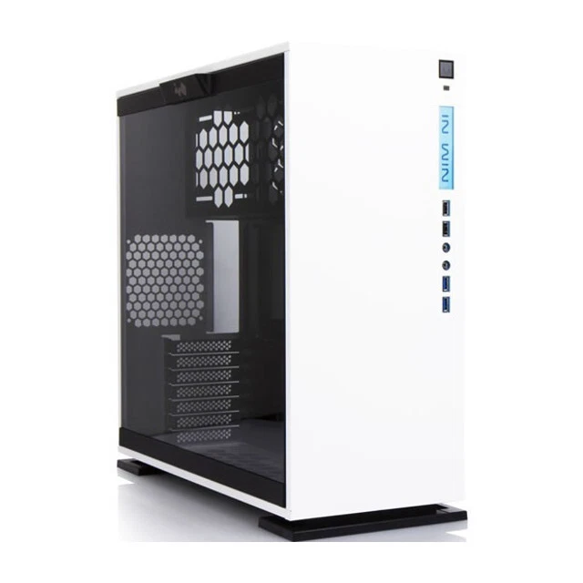 In Win 303 WHITE Middle Tower Paratia laterale vetro temperato - Bianco No-Power - Immagine 1 di 1