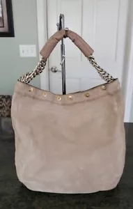 Pre-Owned Furla Tan/Beige Genuine Leather Shoulder Bag Purse - Picture 1 of 14