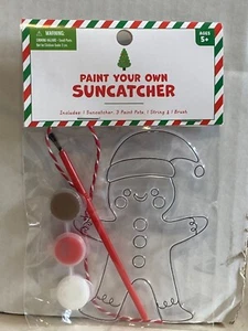 Pinta tu propio Suncatcher Gingerbread Man - Imagen 1 de 3