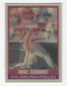 1989 SPORTFLICS 3-D MIKE SCHMIDT #21 PHILADELPHIA PHILLIES