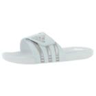 Adidas Herren Adissage 2 weiße Slipper Pool Pantoletten Schuhe 16 Medium (D) BHFO 0731