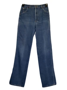 Lee Riders Jeans Mens 26x33 Blue Straight Cut Mid Rise Vintage Made In USA - Picture 1 of 12