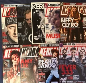 KERRANG MAGAZINE 2018 X9 BIFFY MUSE GREEN DAY AMY LEE PEARL JAM NECK DEEP MCR - Picture 1 of 19
