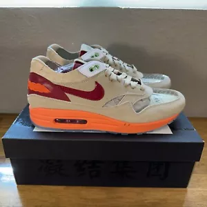 Nike Air Max 1 CLOT Kiss of Death 2021 Size 10.5 - Net/Deep Red-Orange Blaze New - Picture 1 of 17