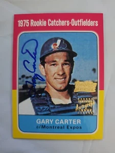 GARY CARTER ROOKIE REPRINT 2001 Topps Topps Team Legends HOF On Card Auto  - Picture 1 of 14