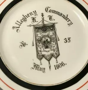 Cooler 1906 Allegheny Commandery Teller Nr. 35 Templer - Bild 1 von 3