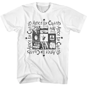Alice In Chains Repeat Squared 9 Alben B&W Herren T-Shirt Rock Band Tour Merch - Bild 1 von 5