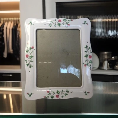 Sweet 10x12 Rose Picture Frame Ceramic For A 9x7 Picture  - Image 1 of 2