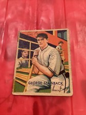 1934-1936 Diamond Stars No. 52.. Baseball Card ….George T Stainback