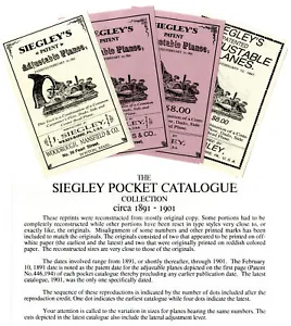 Set of Four Reprinted Siegley Tool Company Catalogues in Envlope - mjdtoolparts - Picture 1 of 1