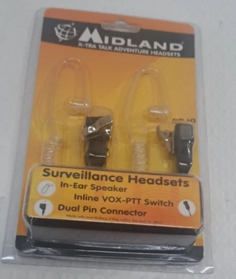 Midland AVPH3 Surveillance Headsets - Image 1 of 4