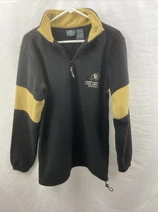 Pullover polar vintage Colorado Buffaloes Deion Sanders para hombre talla S 1/2 cremallera - Imagen 1 de 10