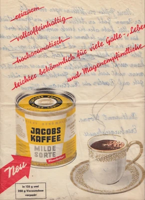 Seidenpapier JACOBS KAFFEE wunderbar Einwickelpapier Bremen beschr. Altleiningen - Bild 1 von 4