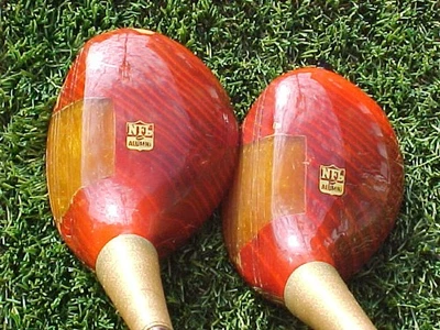 Juego de palos de golf vintage Wood Arts Texas, EE. UU. NFL EX ALUMNOS CAQUI 4 y 5 S Flex Foto 1 de 4