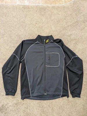 Chaqueta Klim Para Hombre Mediana Negra Base Posterior Cremallera Completa Foto 1 de 4