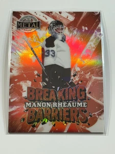 2025 Leaf Metal Women Of Sport Rompiendo Barreras Naranja Pm #14 Manon Rheaume 3/7 - Imagen 1 de 2