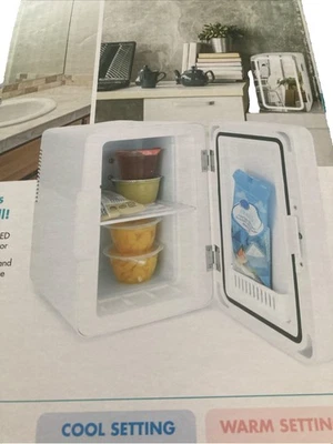 Personal Chiller K6101WH 6L LED Lighted Mini Refrigerator - Image 1 of 4