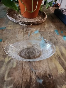 Vintage Depression Glass  Anchor Hocking Oval Serving Dish   8.5 x 5.5 x 2 - Picture 1 of 6