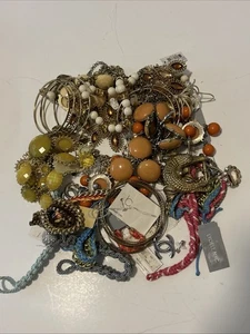 Gemischter Schmuck Handwerk Schrott Trödel defekt Posten Reparatur Mehrzweck tatsächliche Bilder neu 2 Pfund - Bild 1 von 6