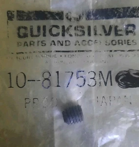 One New 10-81753M Genuine Mercury Quicksilver Screw OEM New Parts - Picture 1 of 1