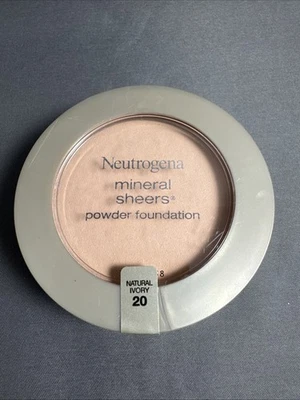 Neutrogena Mineral Sheers Powder Foundation Natural Ivory 20 New Sealed .34 oz - Image 1 of 4