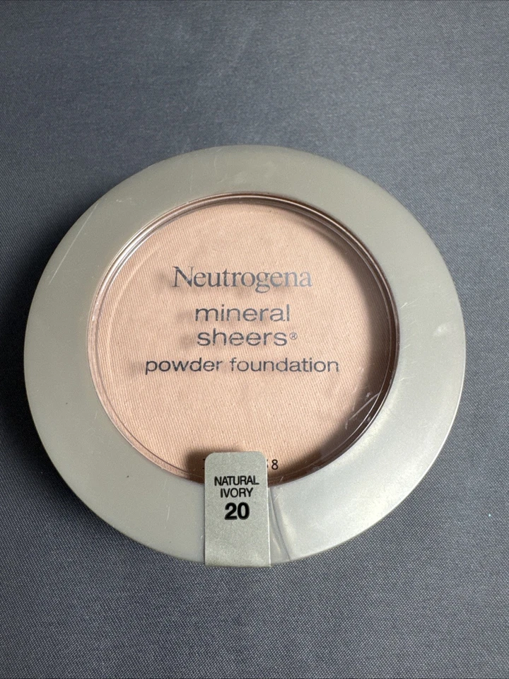 Neutrogena Mineral Sheers Powder Foundation Natural Ivory 20 New Sealed .34 oz - Image 1 of 4