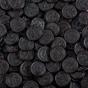de Bron Muntendrop Lakritz Taler Zuckerfrei 1 KG - Bild 1 von 3