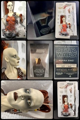 Gentle Giant Star Wars Aurra Sing Limited Ed. 0456/1800 New in Open Box SW-38 - Image 1 of 4
