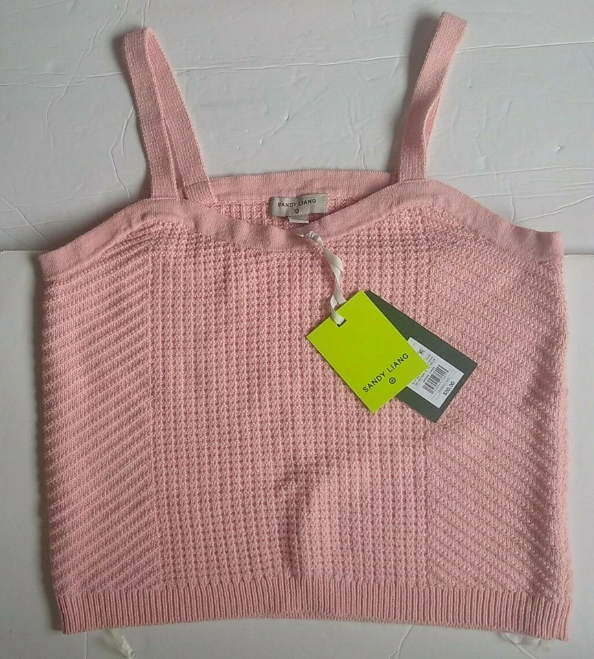 Women's Sweater Tank Top - Sandy Liang x Target Pink L