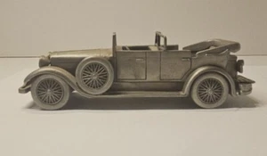 Danbury Mint 1928 Lincoln Convertible Pewter Car - Picture 1 of 7