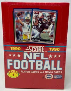 Score 1990 - NFL Football Player + Trivia Cards - Series 1 - New Factory Sealed - Picture 1 of 6