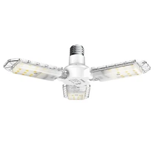 LED Garagenleuchte Garage Werkstatt Deckenleuchte Lampe Verformbar 22W=300W E27 - Bild 1 von 8