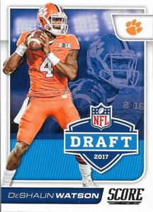 2017 Score Football NFL DRAFT Insert Singles (Pick Your Card) McCaffrey, Watson+
