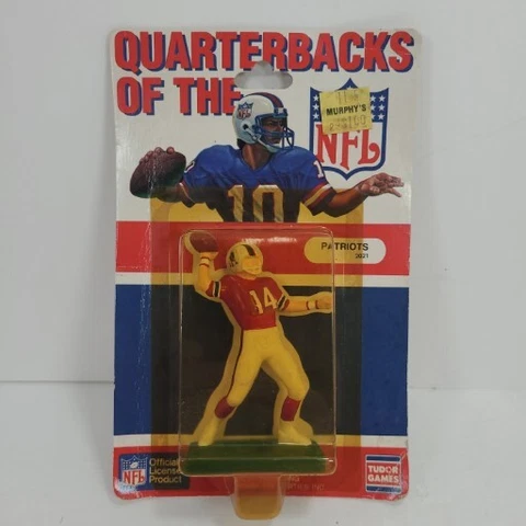 Quarterbacks of the NFL New England Patriots Figure 3 1/4" 1983 Tudor Games Cover