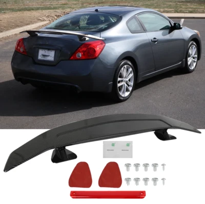 46" Rear Trunk Spoiler Wing Adjustable GT-Style Carbon For Nissan Altima Coupe - Image 1 of 4