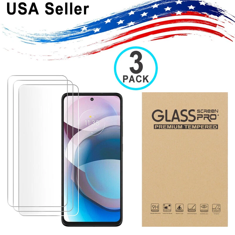 3PK Motorola Moto One 5G Ace/One 5G UW Ace/G 5G 2020 Tempered Glass Protector