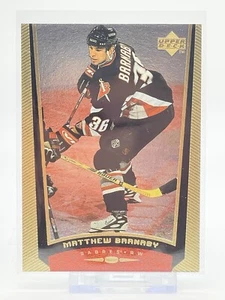 1999 Upper Deck Gold Reserve Card #228 Matthew Barnaby Buffalo Sabres - Picture 1 of 2