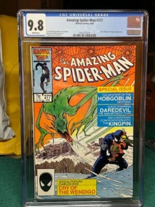 Amazing Spider-Man #277 CGC 9.8!!! Aplicación White Pages, Defalco, Kingpin & Daredevil - Imagen 1 de 4
