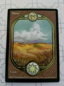 MTG Plains non incollato Full Art Land Magic the Gathering - Foto 1 di 2