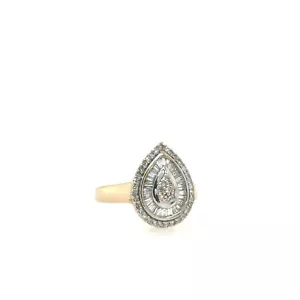 Ring aus 585/- Gelbgold/Weißgold mit Diamanten Nr. KomE02 - Bild 1 von 7