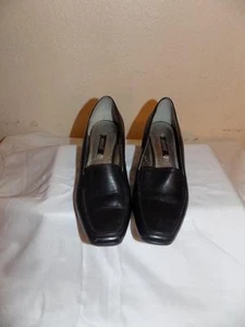 Ecco Black Leather Slip On Classic Pumps Size 36 (US 5-5.5 ) - Picture 1 of 1