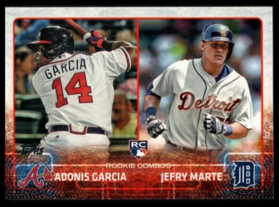 2015 TOPPS UPDATE #US108 ADONIS GARCIA/RC JEFRY MARTE/RC - Image 1 of 2