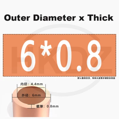 Kupferrohr Kupfer Rohr Weich Kupferrohr Kupferrohrring 1,6/3/4/5/6/8/9/10/14mm  - Bild 1 von 4