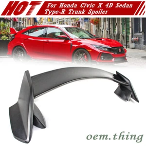 Carbon + Painted Fit FOR Honda Civic 10th Sedan T Style Trunk Boot Spoiler 2020 - Bild 1 von 5