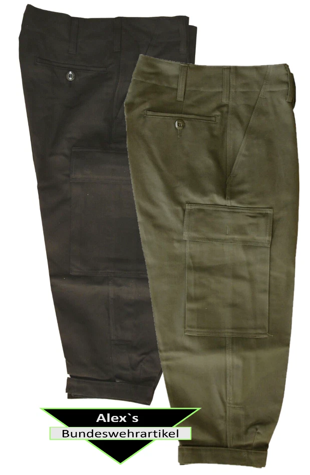 Original Bundeswehr Kniebundhose 3/4 Hose Feldhose Moleskin Leo Köhler oliv Schw - Bild 1 von 4